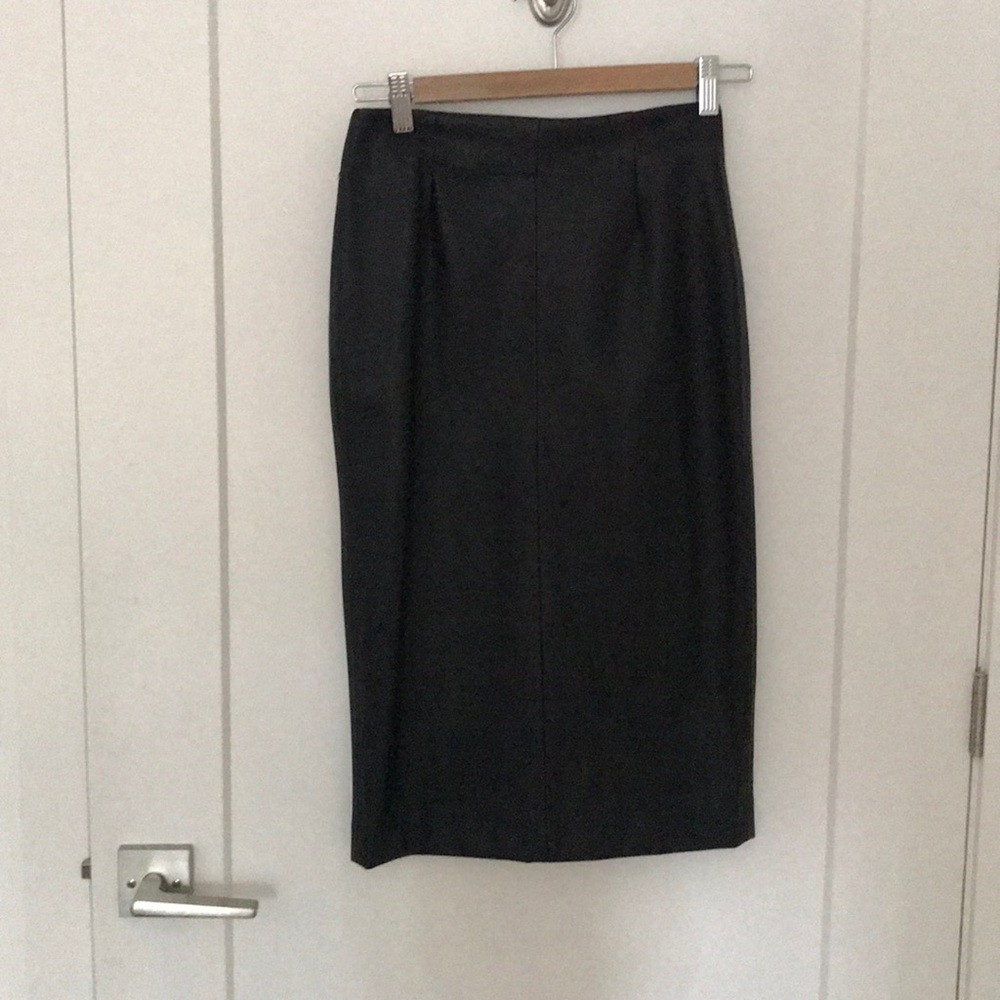 Zara black long skirt for work